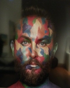 Fig 2: Benson L, Ned Kelly Redgum: Hypercolour (detail) 2014, C type photograph, edition 5. 50 x 50 cm. Photo collection of author.